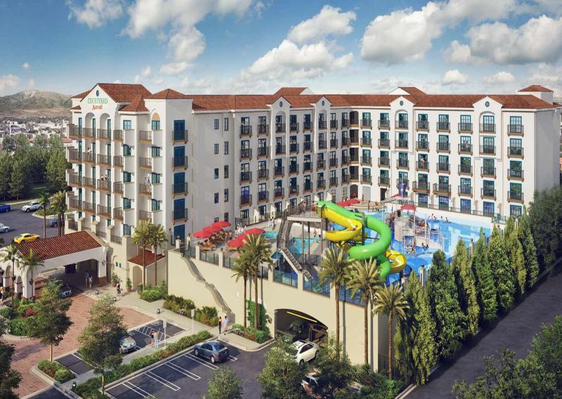 Courtyard Anaheim Theme Park Entrance Hotell Eksteriør bilde